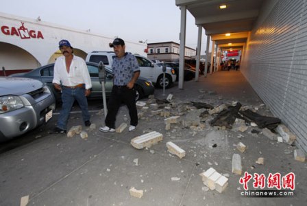 7.2级强震发生后墨西哥下加州宣布进入紧急状态