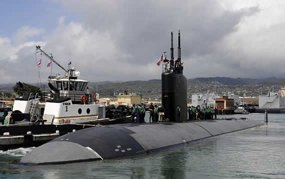 美海军先进核潜艇驻亚太 遏制中国远洋力量