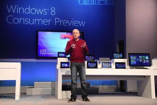 微软Windows 8消费者预览版下载量突破100万