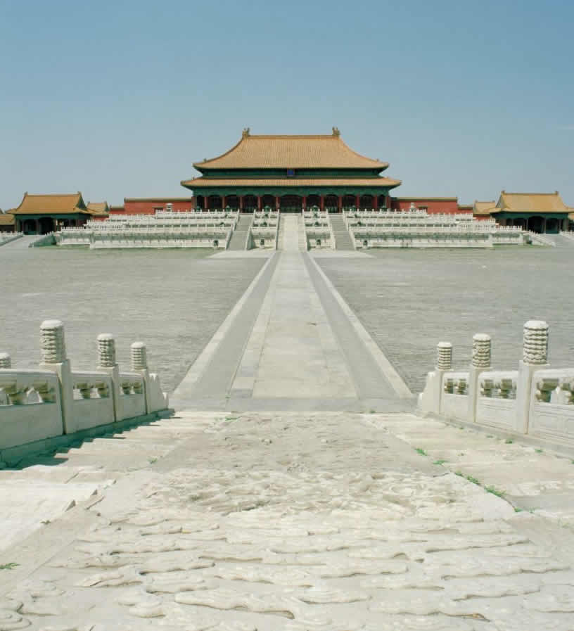 北京故宫太和殿楹联